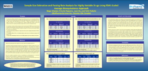 Sample Size Estimation and Passing Rate Analysis for Highly Variable Drugs Using FDA’s Scaled Average Bioequivalence Approach