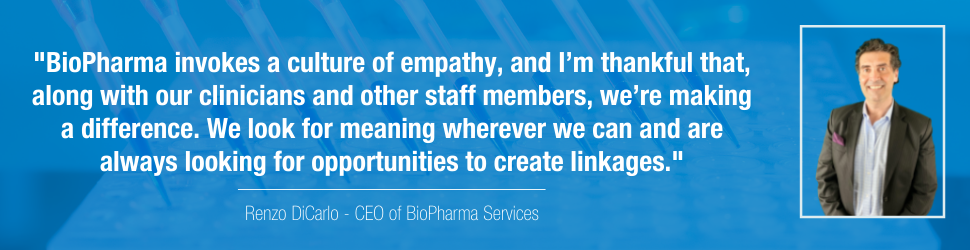 Spotlight On Renzo DiCarlo, CEO Leading a clinical trial services company biopharma services spotlight interview with renzo dicarlo