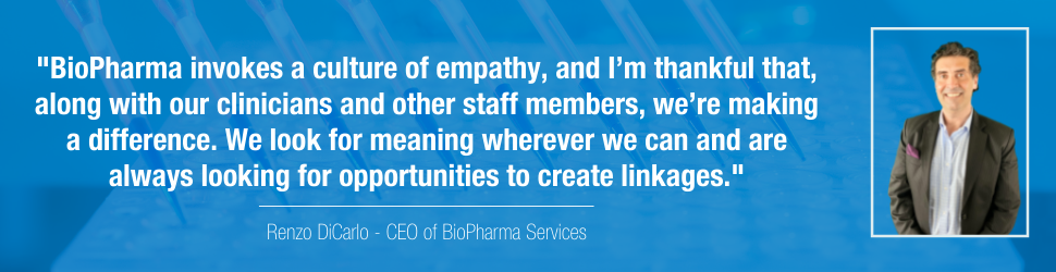 biopharma services spotlight interview with renzo dicarlo