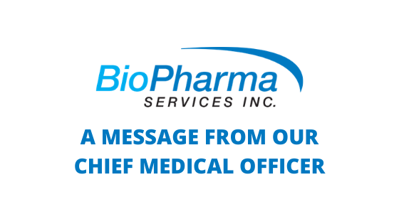 A message from biopharmas chief medical officer to our volunteers
