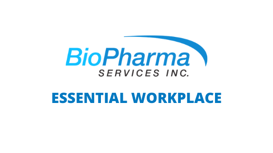 BioPharma Services Identified As Essential Service Provider