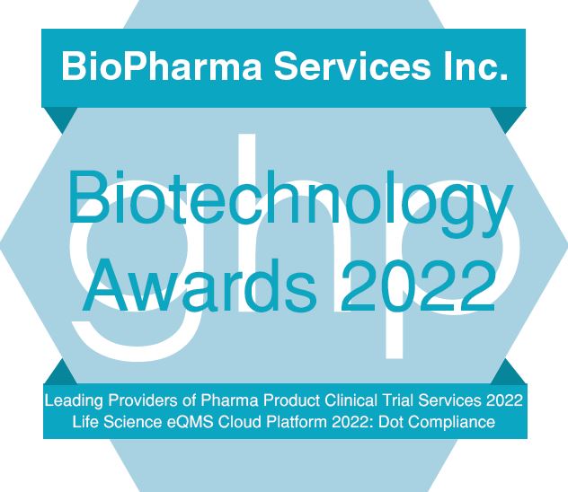 GHP - BioPharma Services Inc. - 2022 Biotechnology Awards Winners Logo