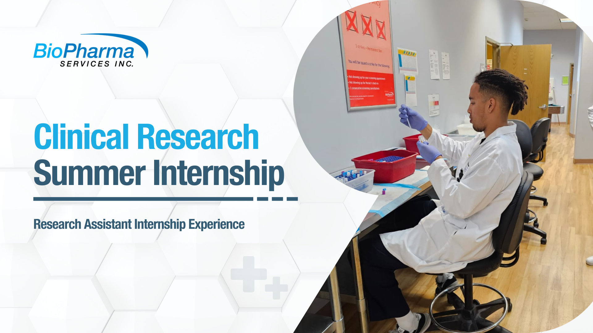 The Summer Internship Experience at BioPharma Services as a Clinical Research Assistant blog image.