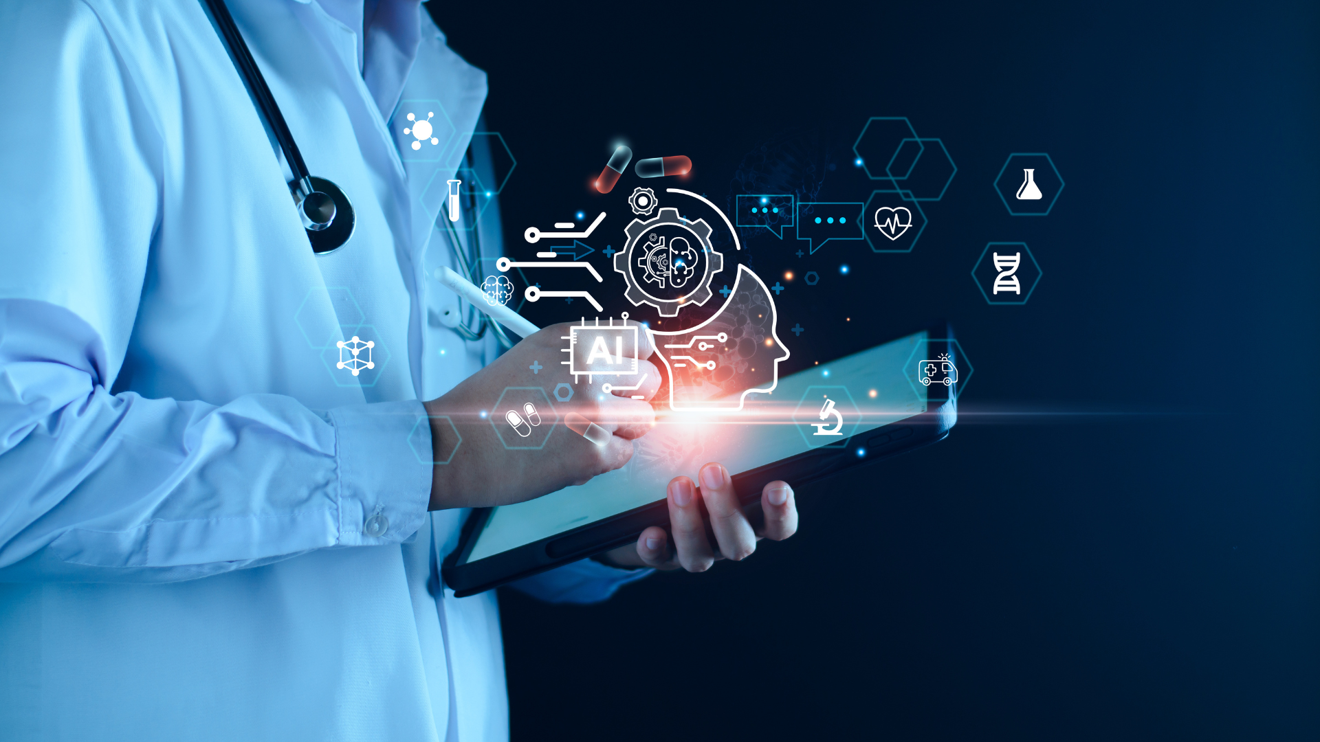 The Role of AI in Clinical Trials blog image.